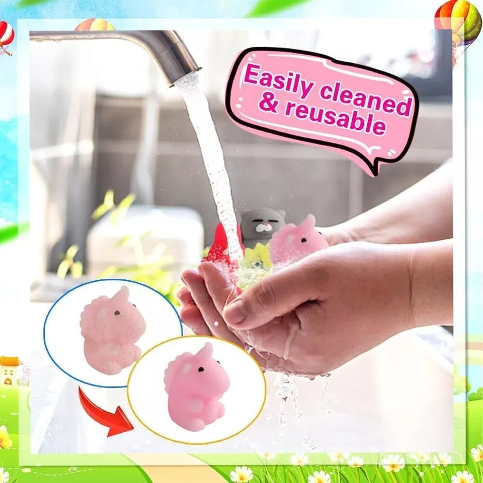 80Pcs Party Favors for Kids 4-8, Kawaii Squishies Mochi Squishy Toy Bulk Fidget