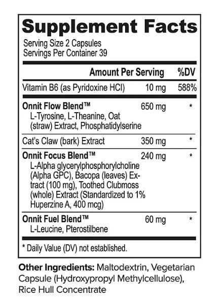 ONNIT Alpha BRAIN Premium Nootropic Brain Health Supplement, 78 ct.