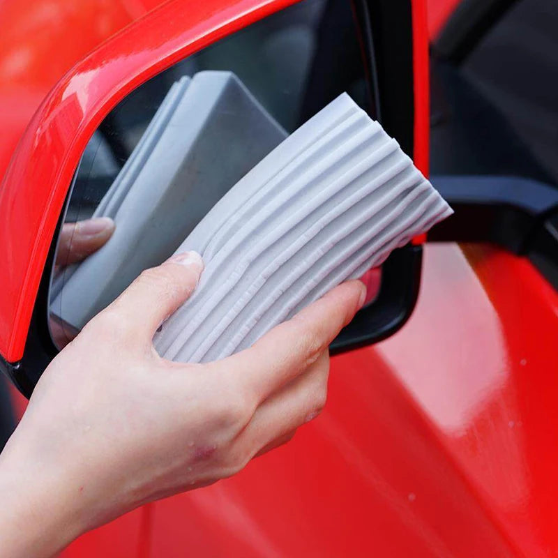 Car Damp Clean Duster Sponges Reusable Eraser Brush Blinds kitchen Window Sponge humedo Duster Cleaning Tools Auto Accessories