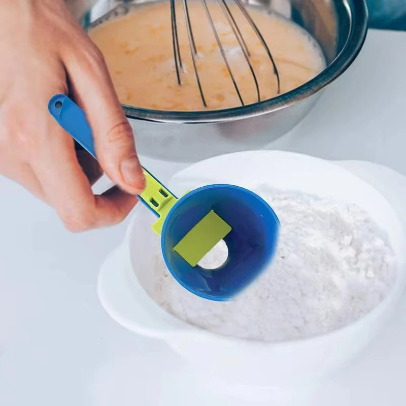 Coffee Scoop Funnel For Flling Reusable K-cup Coffee Pot Coffee Spoon Sliding Design Measuring Spoon Kitchen Accessories