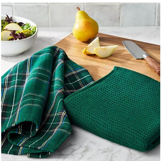 Member's Mark Holiday 8-Piece Kitchen Towel Set, Christmas Tree