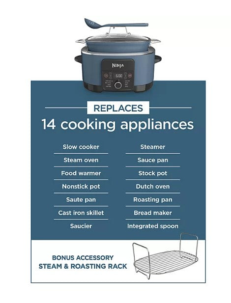 Ninja Foodi 8-in-1, 8.5 Quart PossibleCooker PRO, Multi-Cooker