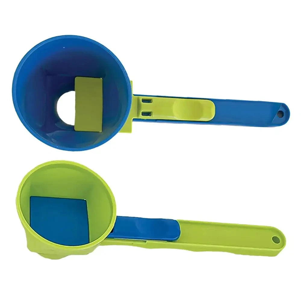 Coffee Scoop Funnel For Flling Reusable K-cup Coffee Pot Coffee Spoon Sliding Design Measuring Spoon Kitchen Accessories