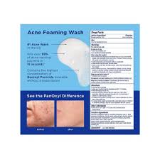 PanOxyl Acne Foaming Wash, 10% Benzoyl Peroxide, 5.5 oz., 2 pk.