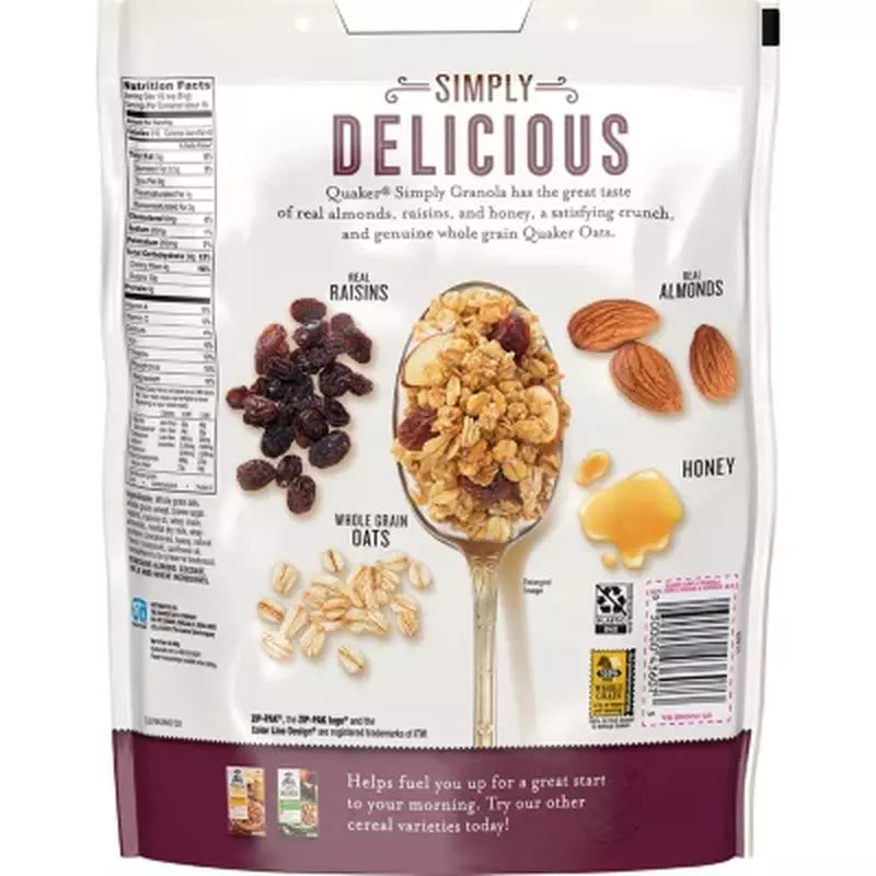 Quaker Simply Granola, 34.5 oz., 2 pk