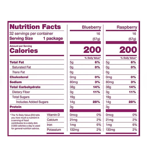 Nature's Bakery Fig Bars, Variety Pack, 2 oz., 32 ct.