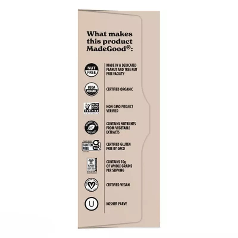 MadeGood Chocolate Chip Bars, 0.85 oz., 24 pk.
