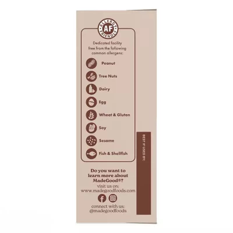 MadeGood Chocolate Chip Bars, 0.85 oz., 24 pk.