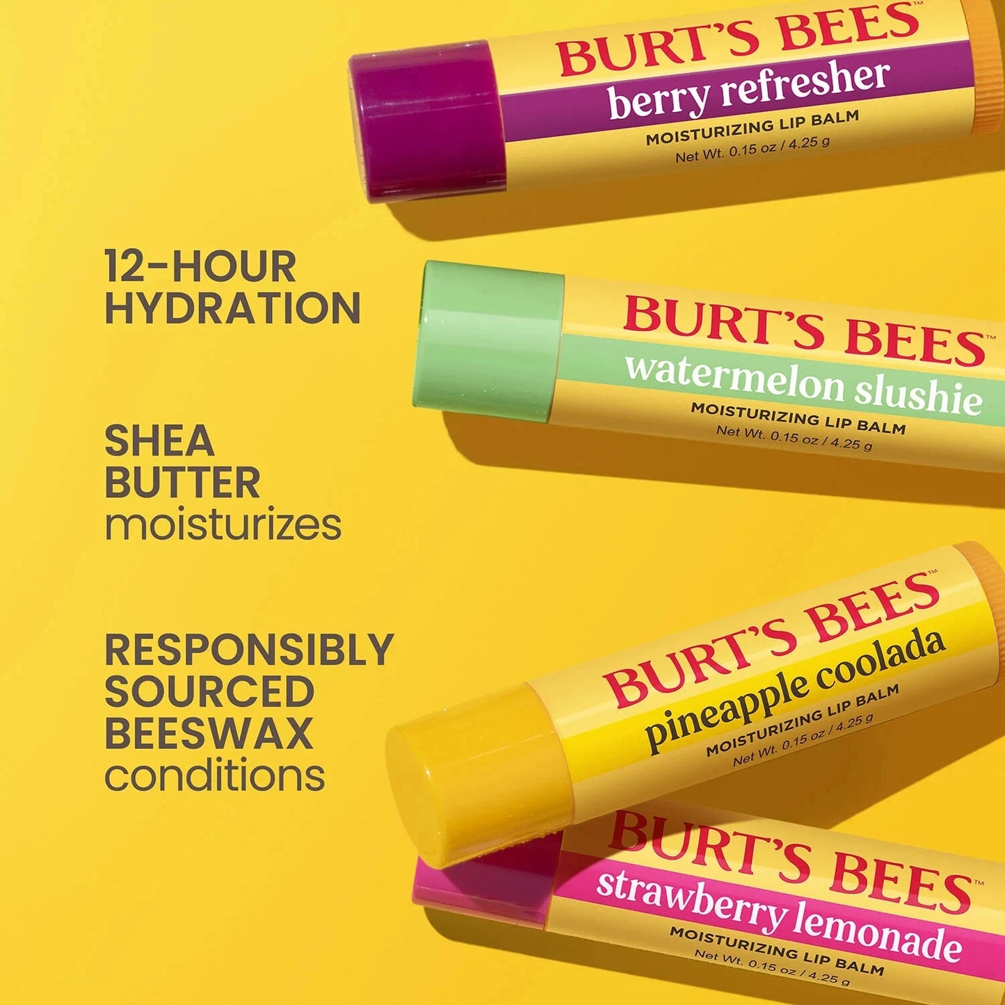 Burt’s Bees Drink Inspired Lip Balm Pack, Limited Edition 10 pk.