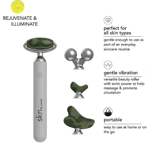 skn by conair Jade Vibe Roller Kit with Attachments, FR02
