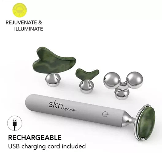 skn by conair Jade Vibe Roller Kit with Attachments, FR02