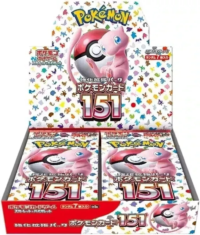 Pokemon TCG Japanese 151 Booster Box SEALED Pokemon Card Sv2a US Seller ship now
