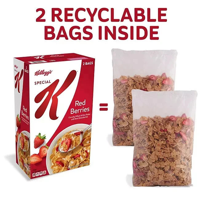Special K Breakfast Cereal, Red Berries, 38 oz.