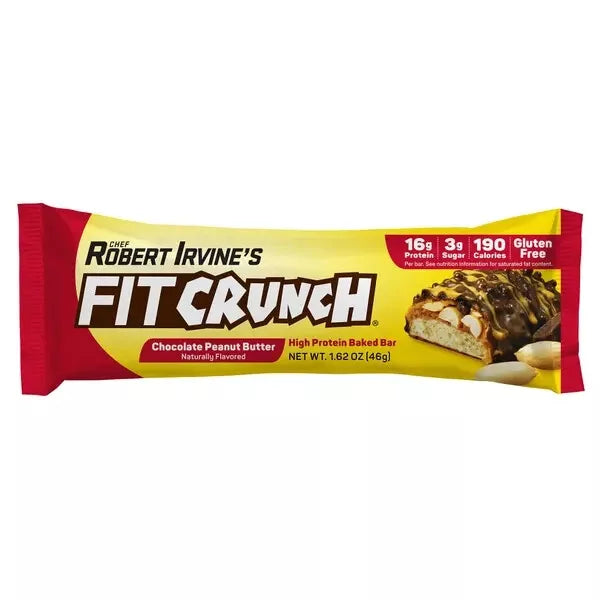 Chef Robert Irvine's FITCRUNCH High Protein Baked Bars, Variety Pack 18 ct.