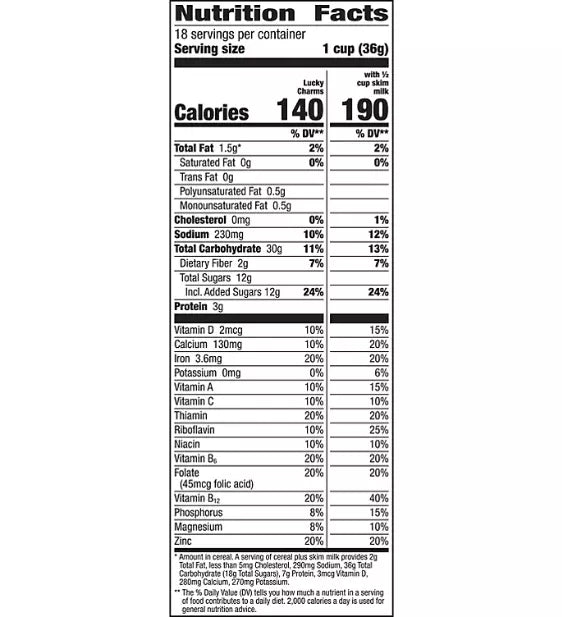 Lucky Charms with Marshmallows, 23 oz., 2 pk.