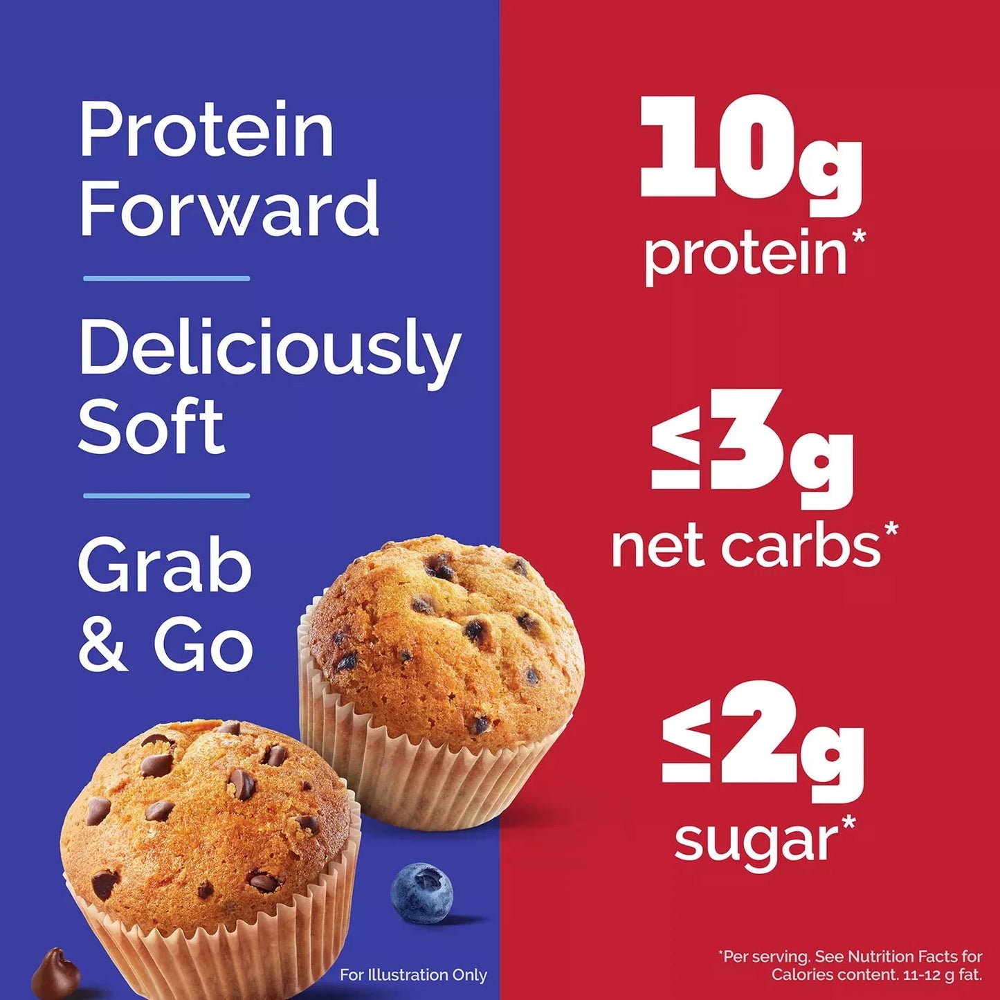 Quest Bake Shop 10g Protein Muffins, Variety Pack, 10 ct.