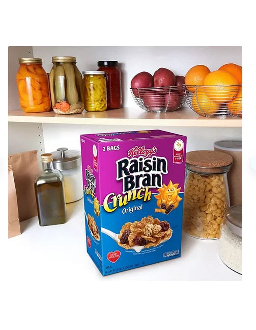 Kellogg's Original Raisin Bran Crunch Breakfast Cereal, 42 oz.