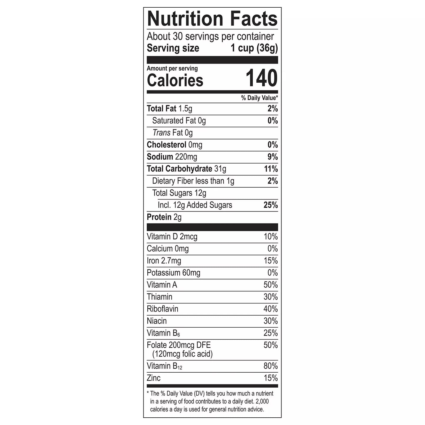 Cocoa Pebbles Cereal, 38 oz.