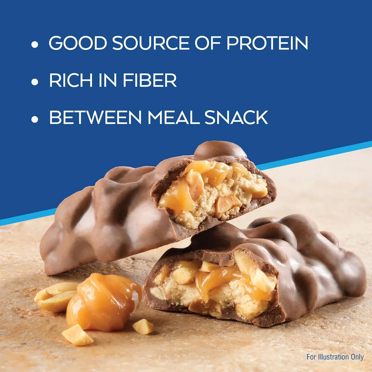 Atkins Anytime Snacks, Snack Bar, Caramel Chocolate Nut Roll, 18 ct.