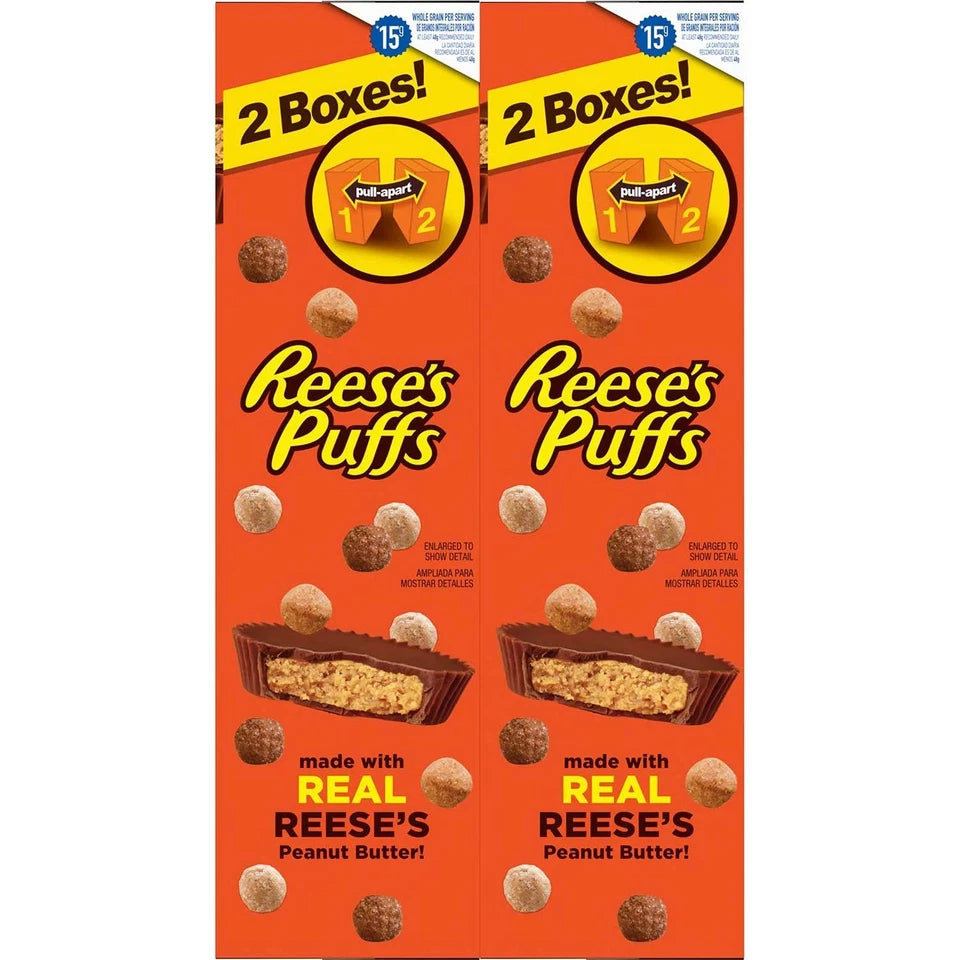 Reese's Puffs Peanut Butter Chocolate Cereal, 51.4 oz.