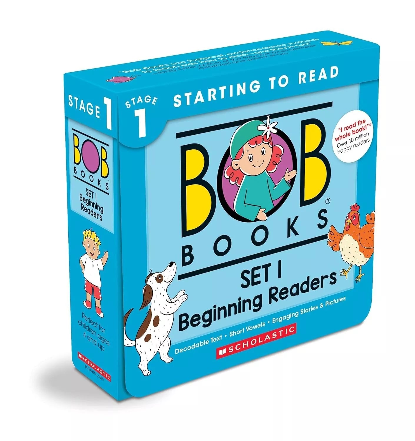 Bob Books - Set 1: Beginning Readers Box Set Phonics, Ages 4 and Up, by Maslen