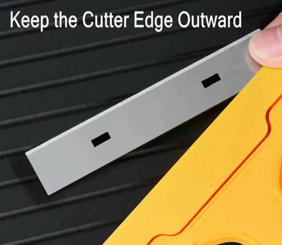 2pack Razor Blade Scraper, Industry Glass Window Scraper, Heavy Duty Cleaning.