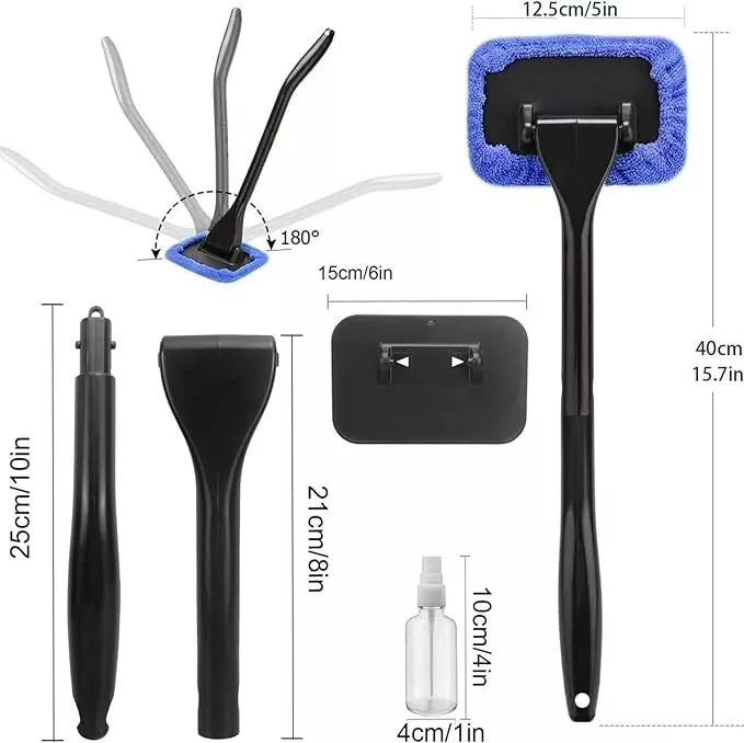 Cleaning Tool Windshield Cleaning Wand Auto Window Cleaner,5 Pieces