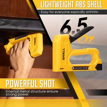 Staple Gun with 1600 JT21 Staples & Remover – Perfect for Crafts, DIY, and Decor