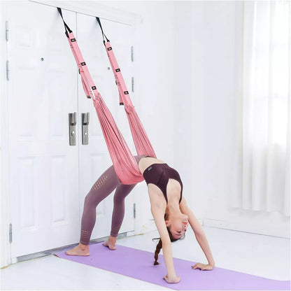 Ultimate Yoga Stretching Strap with Door Anchor & Resistance Ropes
