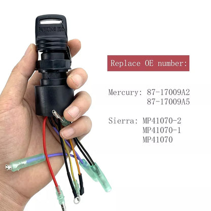 Boat Ignition Switch with Key Replacement for Mercury Mariner Outboard Motor