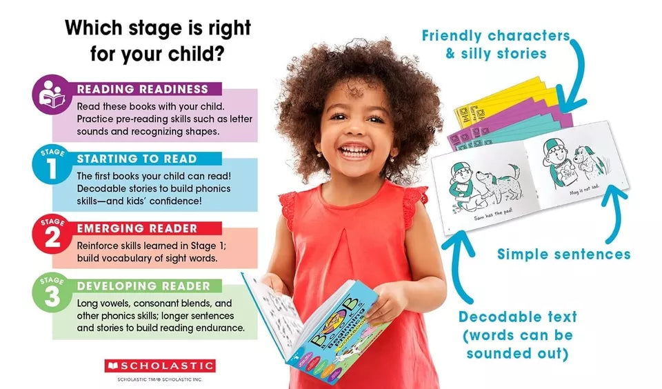 Bob Books - Set 1: Beginning Readers Box Set Phonics, Ages 4 and Up, by Maslen