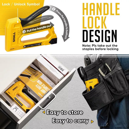 Staple Gun with 1600 JT21 Staples & Remover – Perfect for Crafts, DIY, and Decor