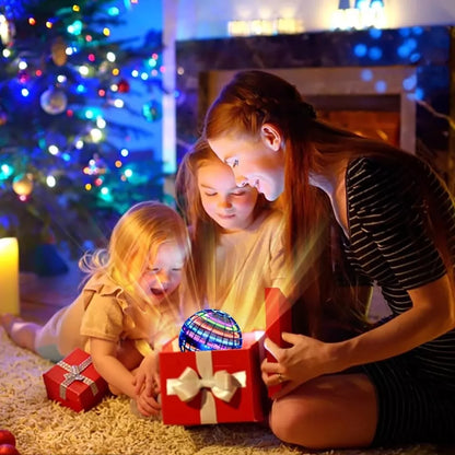 Flying Orb Ball (Blue, 2024 Upgraded) with Dazzling Lights, Magic Hover Spinner