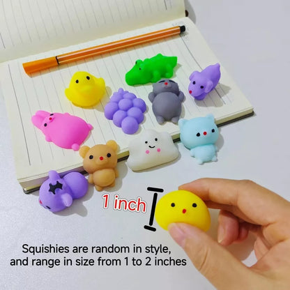 80Pcs Party Favors for Kids 4-8, Kawaii Squishies Mochi Squishy Toy Bulk Fidget