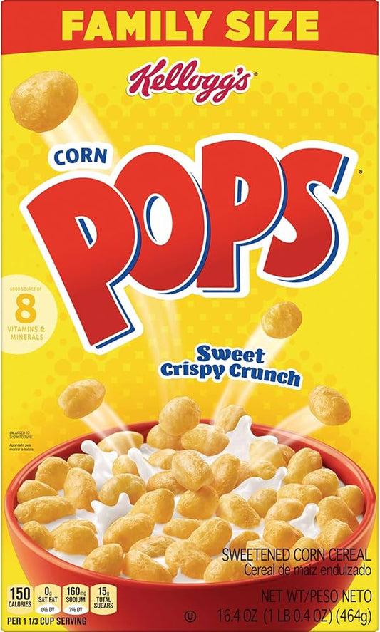 Kellogg's Corn Pops Cereal, 16.4 oz.