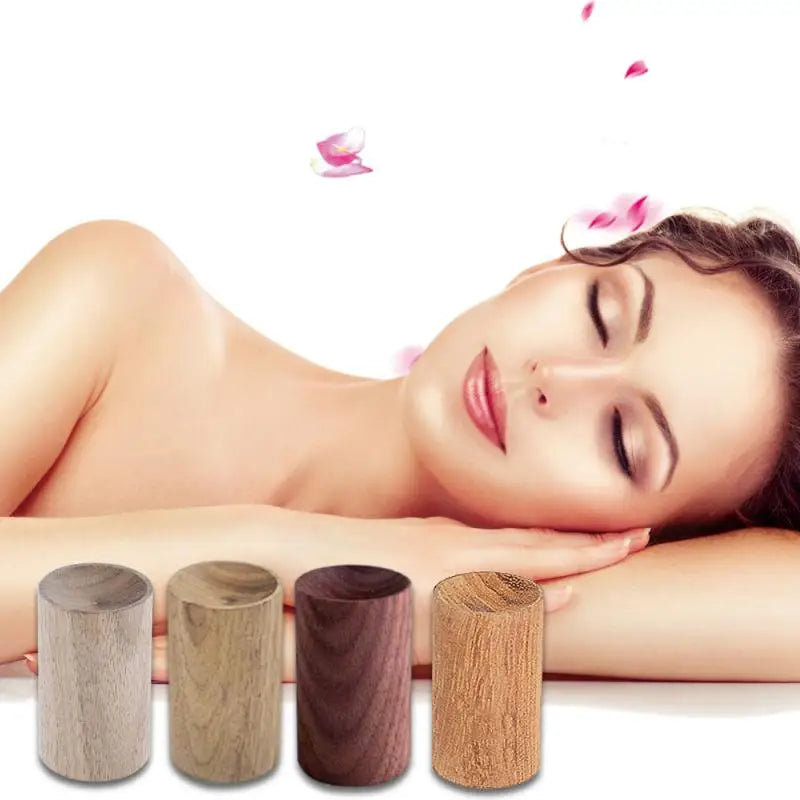 Essential Oil Diffuser Container Slowly Volatile Cherry Wooden Essential Oil for Sleep Push Oil Car Yoga Aromatherapy Inhaler