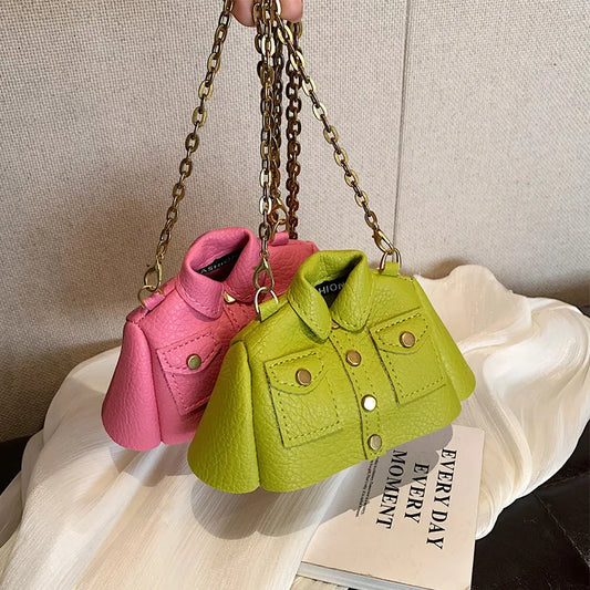 Jacket Design Women Sling Bag Purse Lipstick
