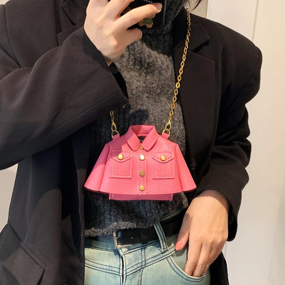 Jacket Design Women Sling Bag Purse Lipstick