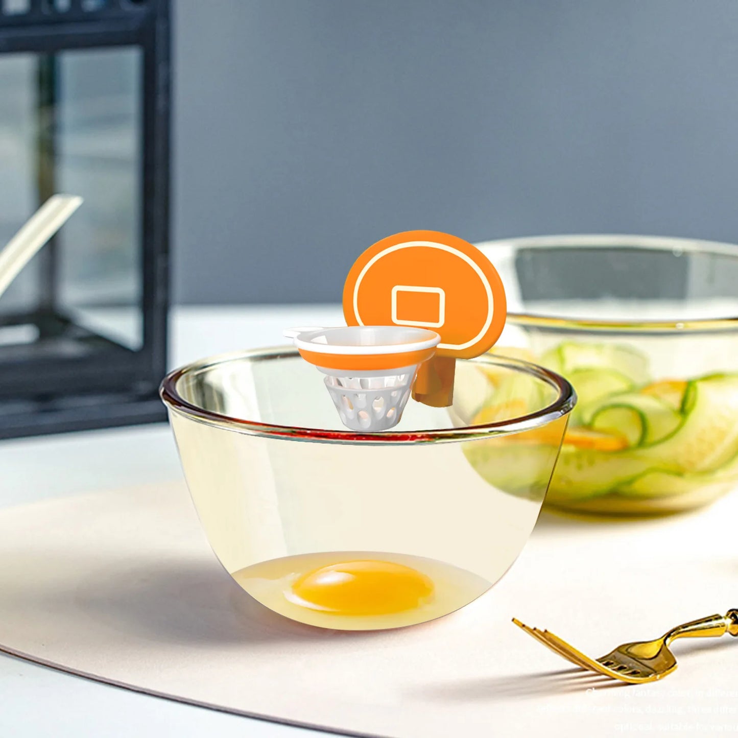 Egg Separators Food Grade Plastic Basketball Rim Egg Yolk White Separation kitchen gadget Egg Yolk White Filter