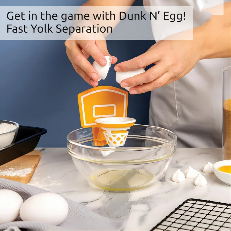 Egg Separators Food Grade Plastic Basketball Rim Egg Yolk White Separation kitchen gadget Egg Yolk White Filter