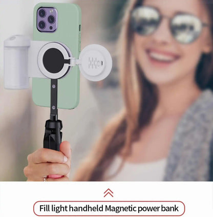 Magnetic Selfie Ring Light Smartphone Magnetic Fill Light Mini Pocket Selfie Light for iPhone XIAOMI HUAWEI SAMSUNG 2500K-9000K