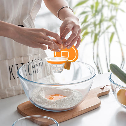 Egg Separators Food Grade Plastic Basketball Rim Egg Yolk White Separation kitchen gadget Egg Yolk White Filter