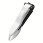 1-piece Nail Clippers for Men with Catcher -Sharp Heavy Duty Self-Collecting Nail Cutters with Ergonomic Lever Keep Fingernails
