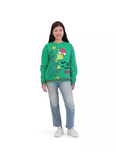 Grinch Adult Holiday Themed Sweatshirt