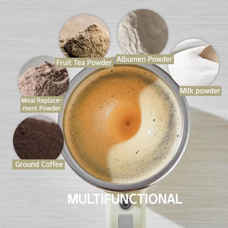 Automatic Self Stirring Mug Portable Coffee Milk Juice Mixing Cup 3 Speed Magnetic Rotating Blender 380ml Lazy Stirring Cup