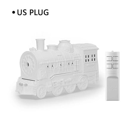 Mini Train Shape Aromatherapy Essential Oil Atomizer 300ml Ultrasonic Cool Mist Diffuser with Lamp Aroma Air Humidifier for Home