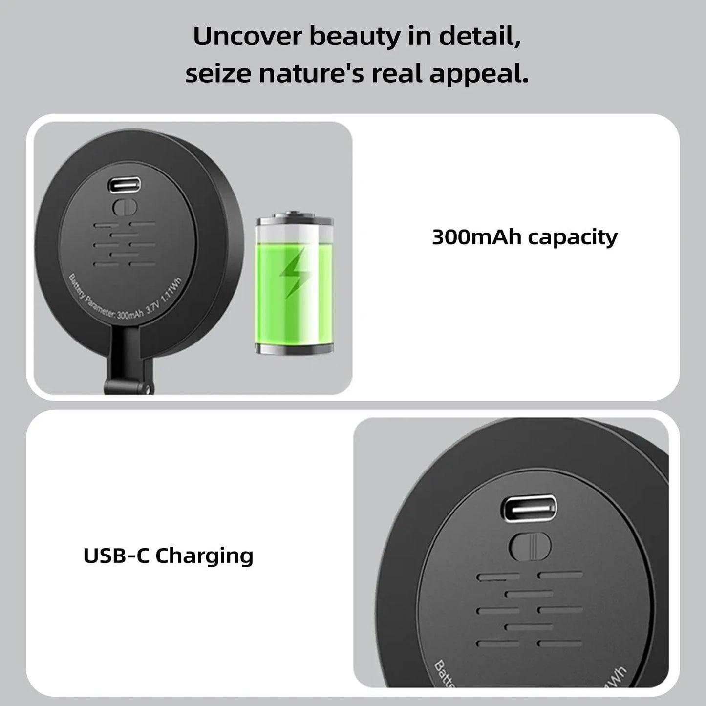 Magnetic Selfie Ring Light Smartphone Magnetic Fill Light Mini Pocket Selfie Light for iPhone XIAOMI HUAWEI SAMSUNG 2500K-9000K