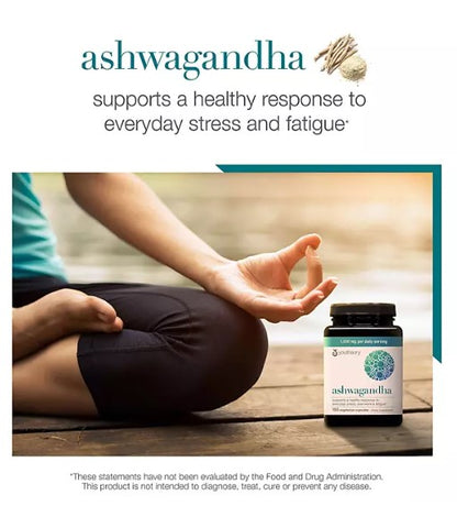 Youtheory Ashwagandha 1000 mg Vegetarian Capsules 150 ct.