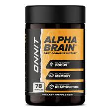 ONNIT Alpha BRAIN Nootropic Brain Health Supplement Capsules, 78 ct.