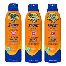 Banana Boat Sport Ultra Sunscreen Spray, SPF 50, 6 oz., 3 pk.